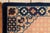 Navy Blue 1930s, Antique Chinese Art Deco Rug 2 X 4' For Sale - Image 8 of 12
