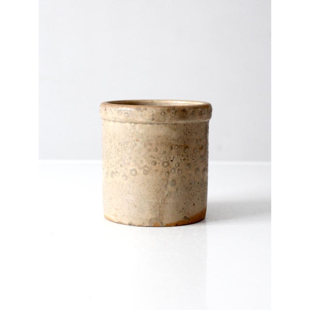 Farmhouse Antique Stoneware Crock For Sale - Image 3 of 10