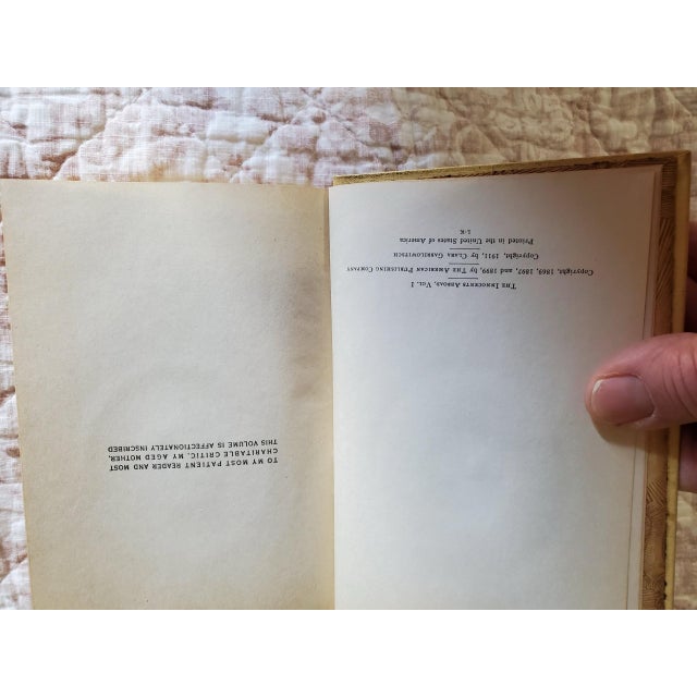 Vintage the Complete Works of Mark Twain Books Partial Collection, 1922 - Set of Six For Sale - Image 10 of 10