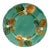 French Majolica Strawberries Plate Luneville, Circa 1880 For Sale