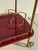 Aldo Tura 1970s Aldo Tura Red Parchment Bar Cart, Attributed For Sale - Image 4 of 12