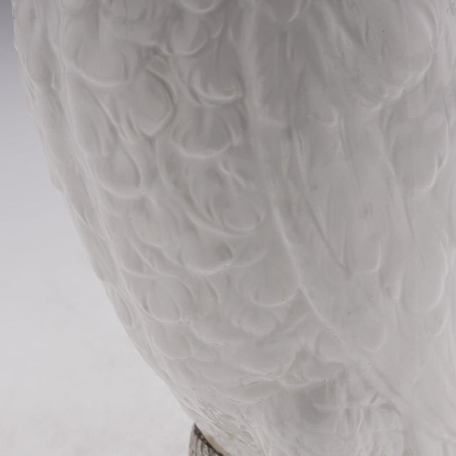 Antique Cockatoo Silver and Porcelain Claret Jug from Asprey & Co, 1912 For Sale - Image 9 of 18