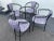 1980s Postmodern Memphis Style Dining Chairs - Set of 4 For Sale - Image 4 of 5