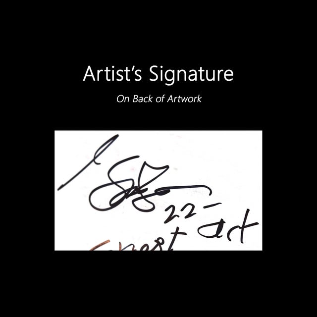 Fizz One Out - Abstract Green & Orange Bottle Still Life Artwork by Gary John For Sale In Los Angeles - Image 6 of 6