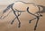 Beautiful mid century modern woodblock print of a horse by Japanese artist, Yoshijiro "Mokuchu" Urushibara. The vintage...