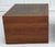 Mid-Century Modern Harry Lunstead Style Wood Cabinet Side Table With Etched Metal Top For Sale In Los Angeles - Image 6 of 11