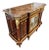 Vintage Marquetry French Cabinet with Ormolu Mounts Marble top For Sale
