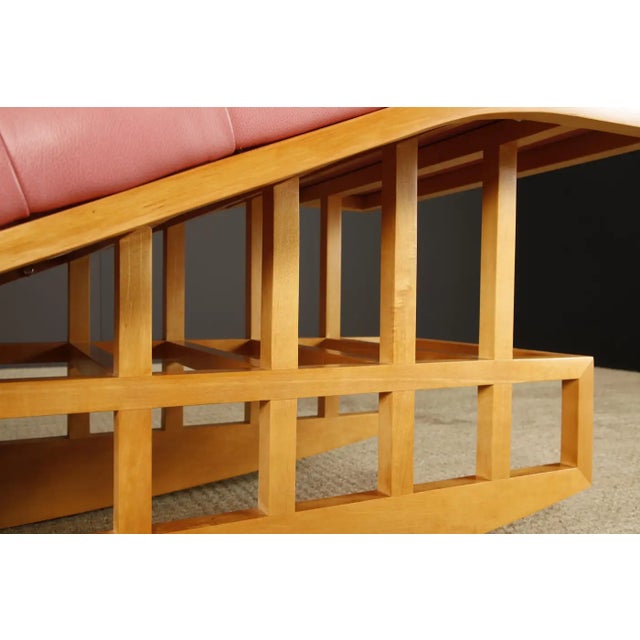 Richard Meier for Knoll International Architectural Rocking Chaise, 1982, Signed For Sale - Image 14 of 18