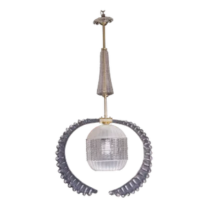 Liberty Pendant Light, Murano Glass, 1950s