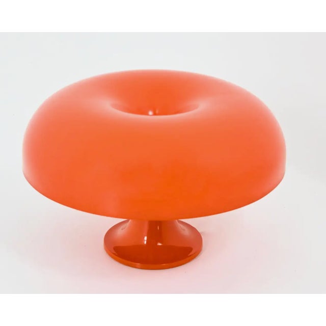 Modern 1970s Orange Nesso Table Lamp by Giancarlo Mattioli for Artemide - a Pair For Sale - Image 3 of 7