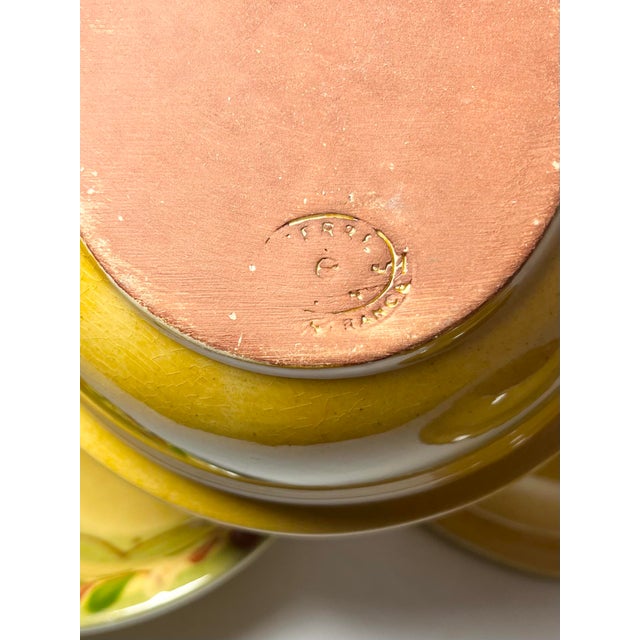 Terre E Provence Ceramic Rim Soup, Cereal or All Purpose Bowls - Set of 8 For Sale - Image 9 of 9