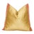 Golden Poppy Festive Silk Euro Pillow Cover For Sale