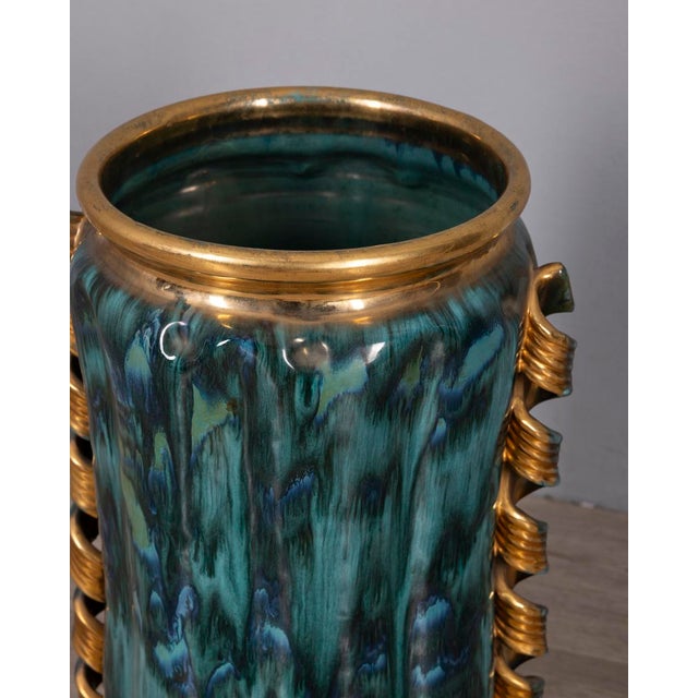 Ceramic Large Vintage Ceramic Vase, Italy, 1960s For Sale - Image 7 of 13