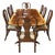 Karges by Hand Duncan Phyfe Style Mahogany Dining Set For Sale