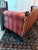 Early 19th Century Antique Late Regency William IV Mahogany Settee in Clarence House Wool Stripe For Sale - Image 5 of 13