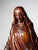 Brown Vintage Religious Sculpture of the Virgin Mary in Carved Wood, 1920s For Sale - Image 8 of 16