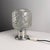 Table Lamp with Mouth-Blown Glass Shade and Silver Base from Doria Leuchten, Germany, 1970s For Sale - Image 3 of 9