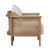 Contemporary Rattan Upholstered Side Chair For Sale - Image 3 of 6