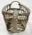 Antique Braided French Silver-Plated Wine Holder For Sale - Image 9 of 10