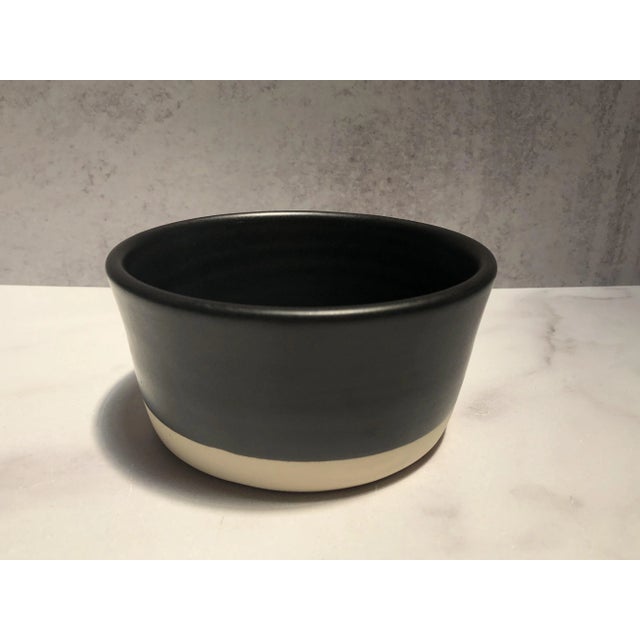 Contemporary Casa Cubista Matte Tableware - Bowl, Black For Sale - Image 3 of 3