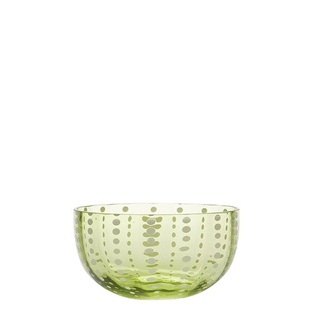 Zafferano Perle Small Bowl (Set of 4) - Apple Green For Sale In New York - Image 6 of 6