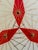 Mid-Century Modern Triangle Glass and Brass Ceiling Light, 1960s For Sale - Image 4 of 18
