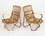 Tito Agnoli Mid-Century Bamboo and Rattan Armchairs in the style of Tito Agnoli, Italy 1960s For Sale - Image 4 of 16