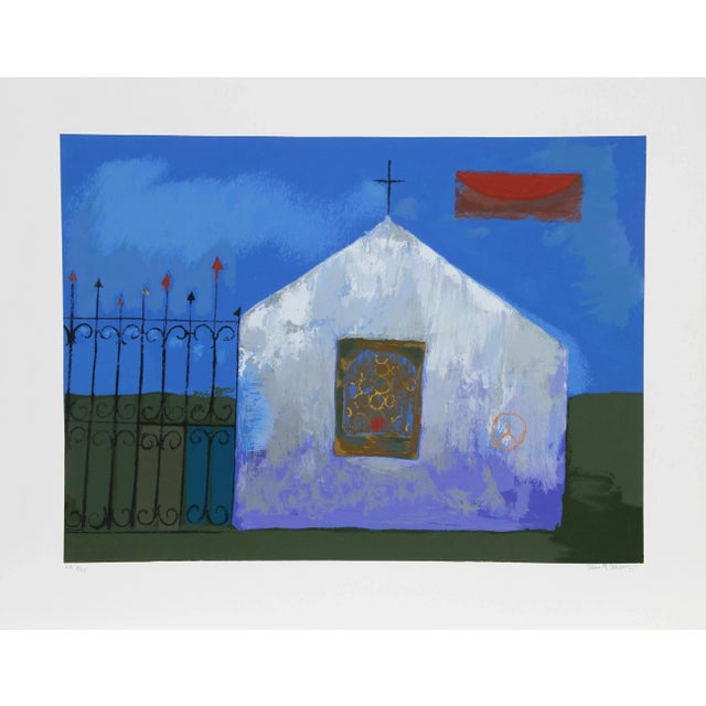 Italian Remo Farruggio, Eventide, Lithograph For Sale - Image 3 of 3