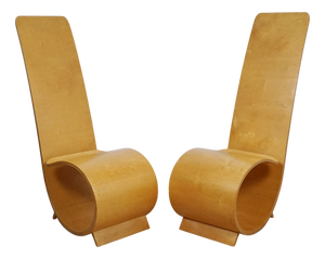 Bentwood Chairs by the Villiers Brothers, 1990s, Set of 2