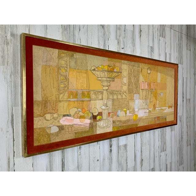 Mid-Century Modern Modernist Still Life Painting by Bill Condon For Sale - Image 3 of 13