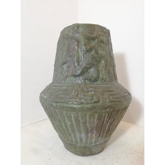 Vintage Ceramic Vase with Battle Scenes, Italy, 1960s For Sale - Image 11 of 11