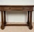 Brown Spanish Walnut Console Table with Barley Twist Legs, 1940s For Sale - Image 8 of 16