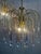 Metal Hollywood Regency Teardrop Chandelier from Massive, 1970s For Sale - Image 7 of 12