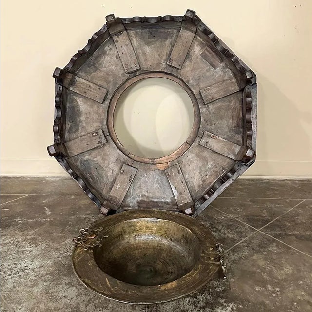 19th Century Octagonal Dutch Brazier ~ Outdoor Cooker For Sale - Image 12 of 13