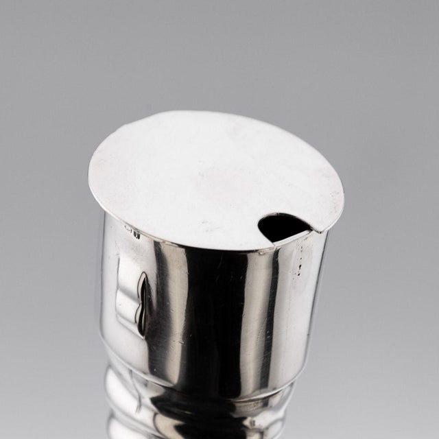 Antique 20th Century English Silver Novelty Jockey Condiment Set, 1908, Set of 6 For Sale - Image 18 of 18