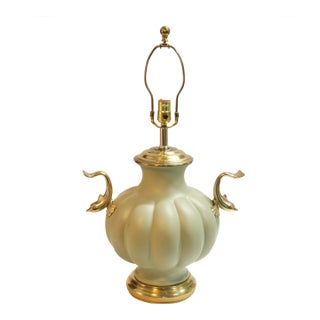 Vintage Koi Ginger Jar Table Lamp For Sale