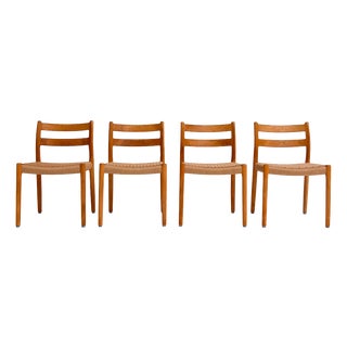 Model 84 Chairs by Niels Otto Møller, 1960s, Set of 4 For Sale