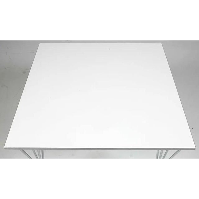 White Fritz Hansen by Bruno Mathsson & Piet Hein Super Square Coffee Table For Sale - Image 8 of 8