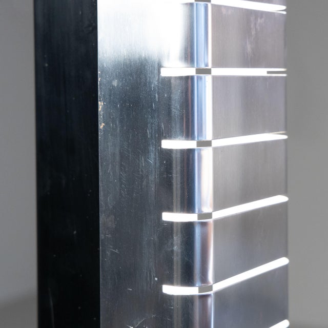 Chromed Steel Floor Lamp from Lamperti, 1970s For Sale - Image 6 of 9