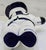 Blue Vintage 1984 Dedham Style Blue White Crackle Glaze Snowman Figurine, Potting Shed Attributed For Sale - Image 8 of 9