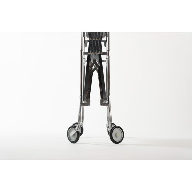 Metal 1990s Gastone Trolley Bar Cart by Antonio Citterio and Oliver Low for Kartell Italy For Sale - Image 7 of 10