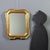 Giltwood Cabaret mirror dating back to the mid-19th century, crafted in Italy. The molded frame, richly decorated with...