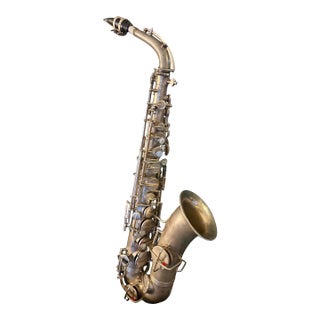 Vintage Silver Plated Wurlitzer Low Pitch Alto Saxophone For Sale