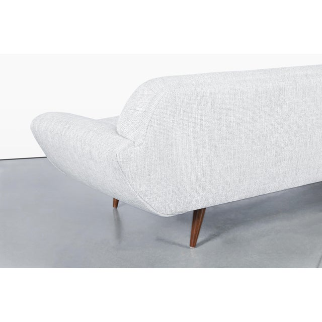 1960s Vintage Walnut “Gondola” Sofa After Adrian Pearsall For Sale - Image 10 of 12