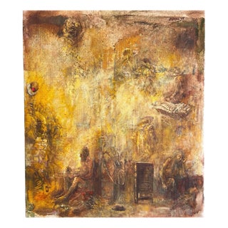 Gabriel Jozsef, Hungary, 1989, Oil Landscape For Sale