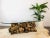 Vintage 1970s Burlwood / Driftwood Coffee Table made of natural wood with sculptural design freeform glass top measures...
