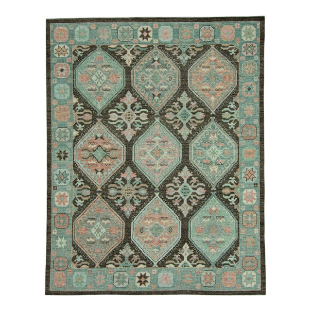Turkish Oushak Rug 8'1" x 10'3" #20066 For Sale