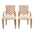 Pair of Dessin Fournir Ribbon-Back Oak Dining Armchairs For Sale