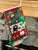Textile Vintage 1999 Signed "Lw" Primitive Folk Art Patchwork Christmas Stocking With Cat Applique Excellent Condition For Sale - Image 7 of 11