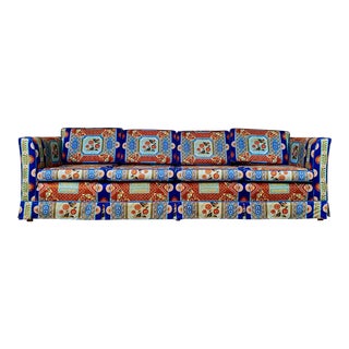 Vintage Patterned Sofa For Sale